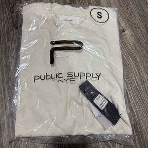 Public Supply Men’s Oversized Fit Tee Buttercream